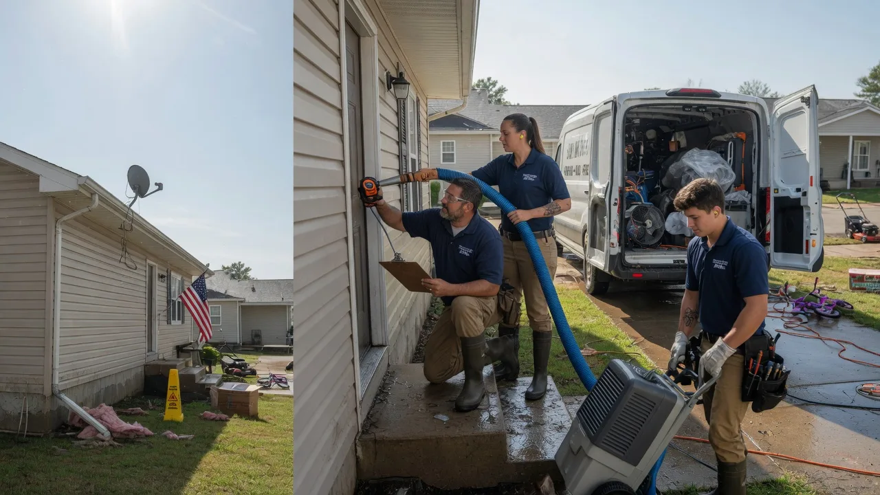Ceiling Water Damage Restoration in Hustontown, PA near me